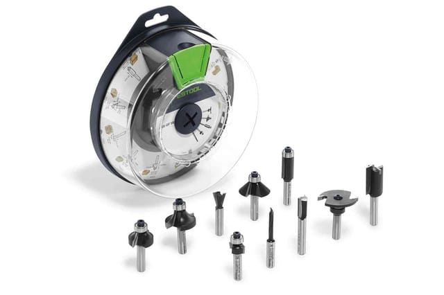 Fräserbox Box-OF hw S8 Mix, 10 teilig, 498979 - Festool