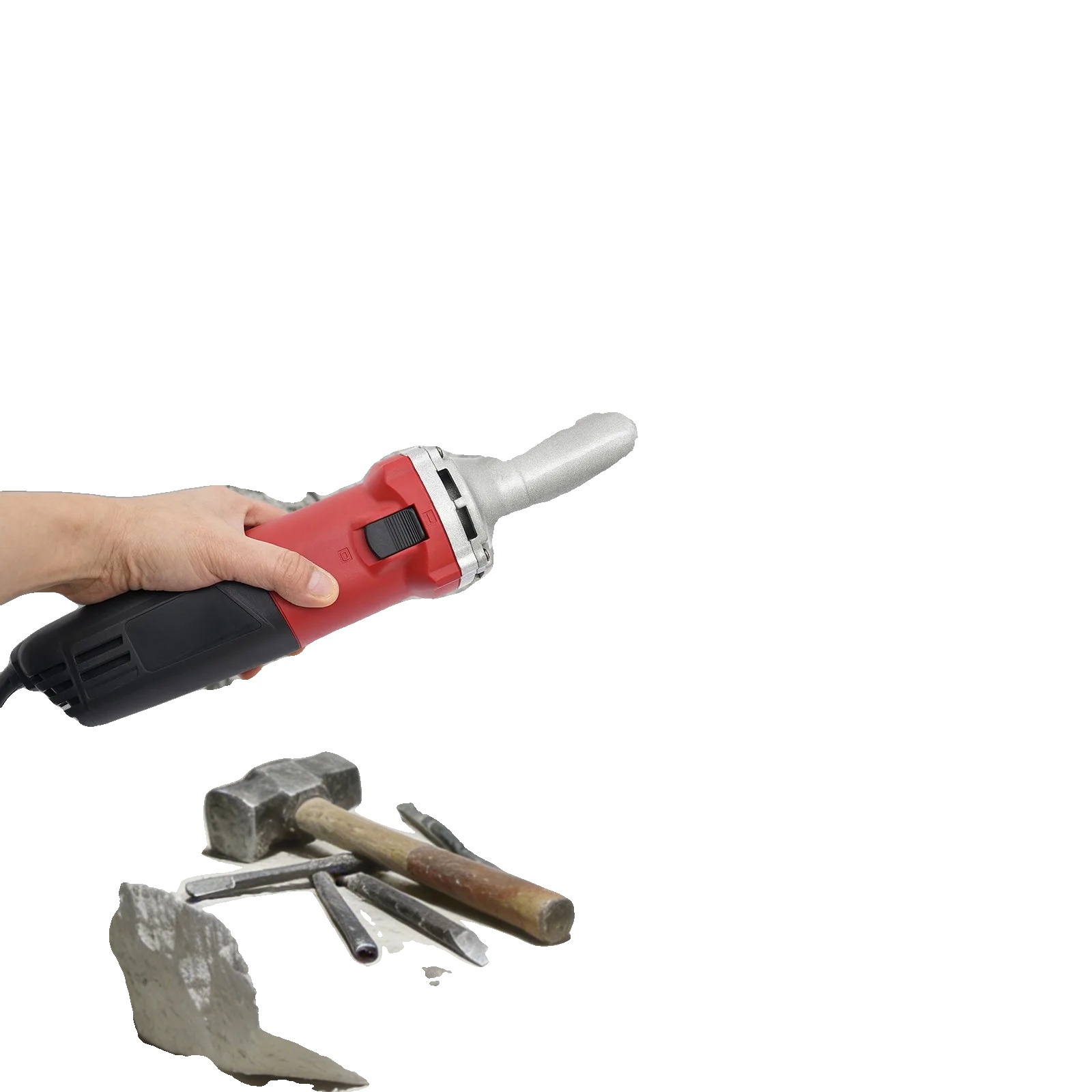 Poliermaschine, 600 W Leistungsaufnahme, 27.000 U/min Drehzahl, 230 V Spannung, 2,1 Kg Gewicht, 6 Mm Spannfuttergröße