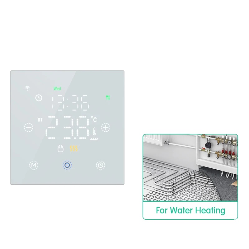 Fußbodenheizungsthermostat, Kompatibel Mit Sprachsteuerung, Ferntemperaturregelung, Wasserheizung