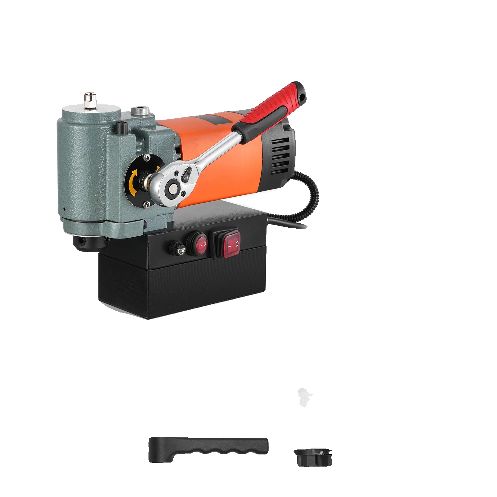 Magnetbohrer, Leichtes Design, Hohe Leistung, Orange/schwarz