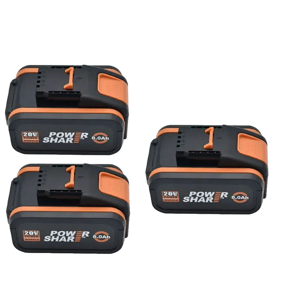 Hochleistungsakku, Kompatibel Mit Elektrowerkzeugen, 8000 Mah, 20 V 8,0 Ah X 3