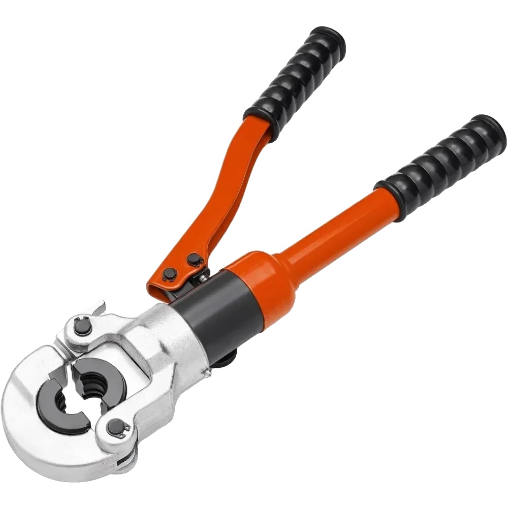 Crimpzange, Hydraulisch Betrieben, 360° Drehbarer Kopf, Rot