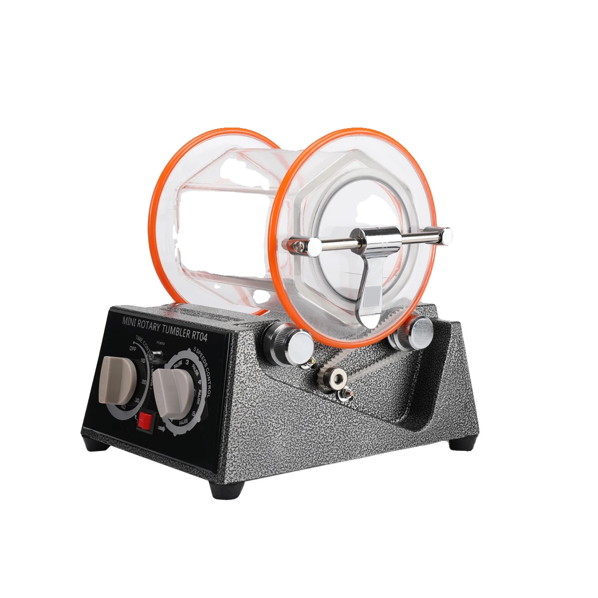 Elektrische Poliermaschine, 45 W Leistung, 3 Kg Maximale Traglast, Einstellbarer Timer 10-60 Min, Bidirektionale Rotation, 5 Einstellbare Geschwindigkeiten