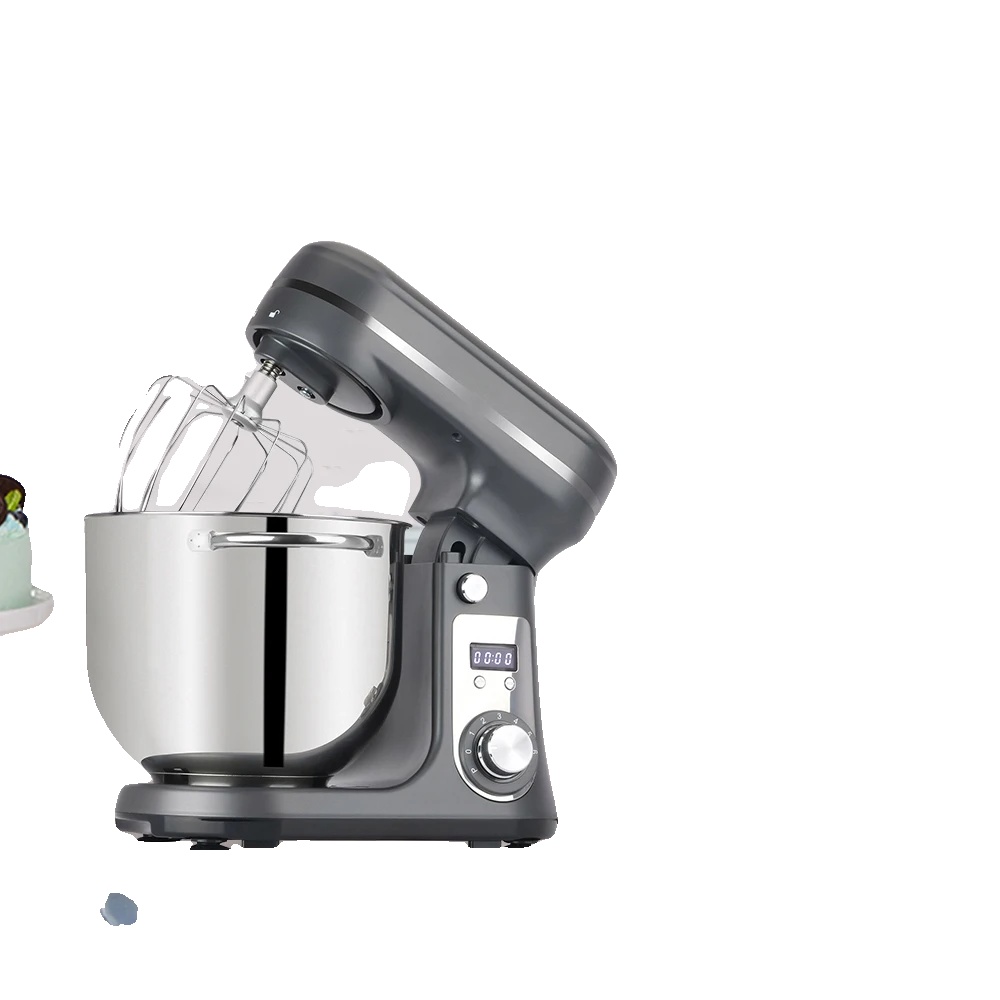 Küchenmaschine, 1200 W, 6 Geschwindigkeitsstufen, 6 L, Grau, Bm-601, Eu