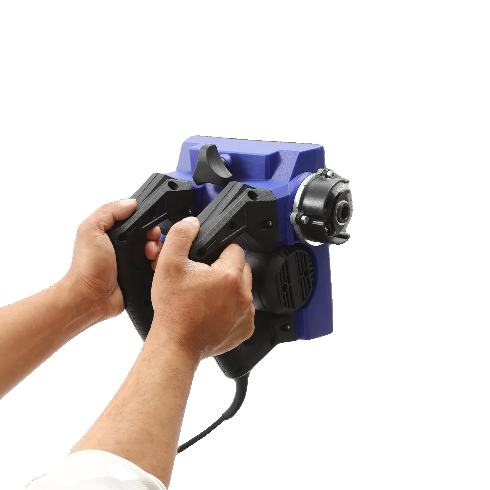 Elektrischer Hobel, 1300-w-motor, Drehzahl Von 1000 Bis 4000 U/min, 21 Klingen Aus Wolframstahl, Ergonomischer Doppelgriff, Kompaktes Design
