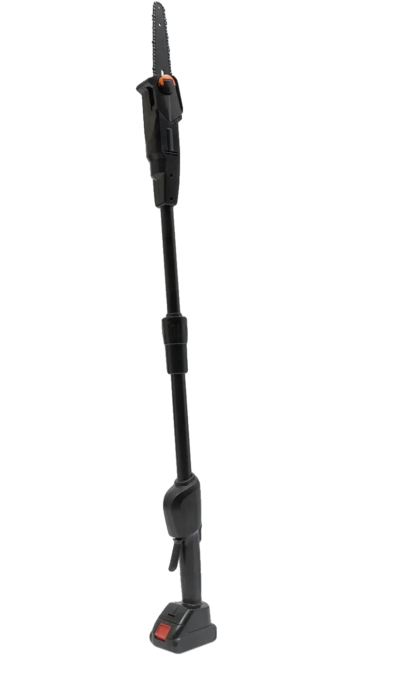 Elektrische Teleskop-gartenschere, Wiederaufladbarer Lithium-akku, Verstellbare Länge, Schwarz