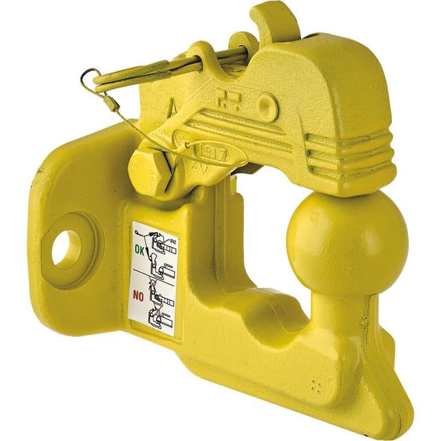 Gemischter Haken 3t5 2 Löcher Durchm. 17 Achsabstand 90 POMMIER - 17565