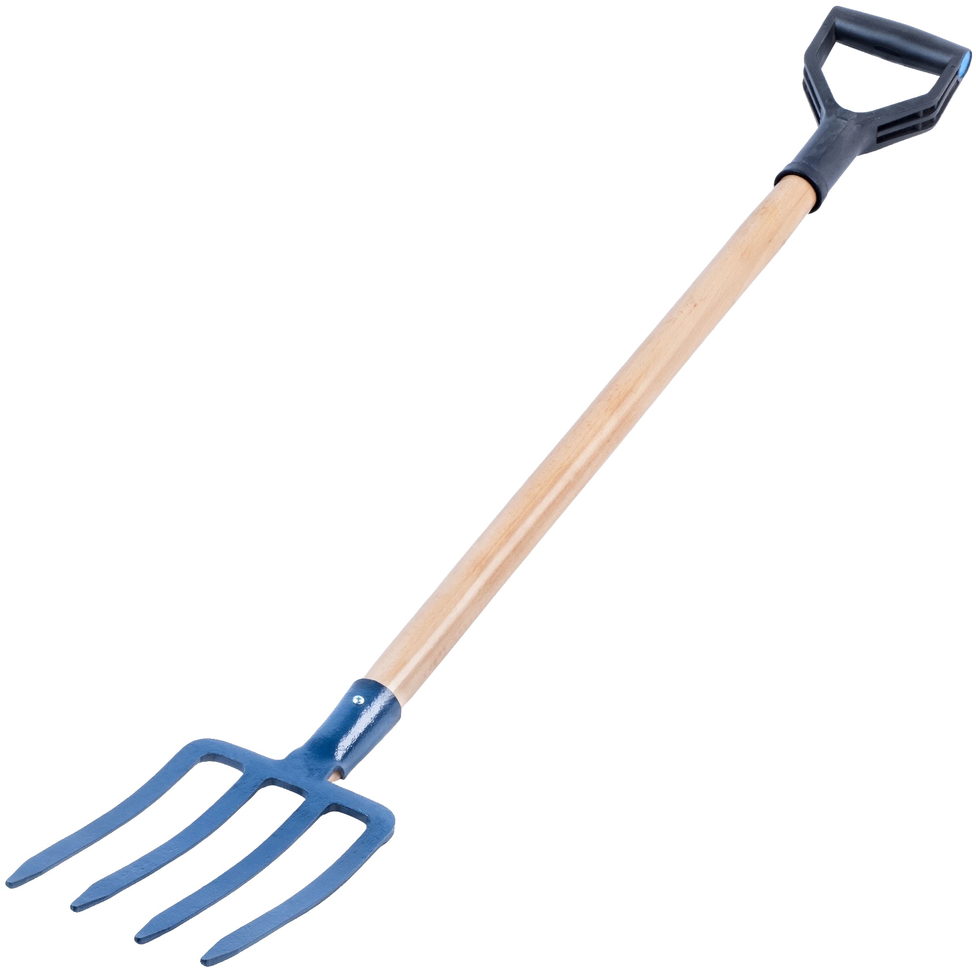 Gartengabel, Stahlkonstruktion, 130 Cm Lang, 4 Zinken, Vielseitig Einsetzbar, Ergonomisches Design