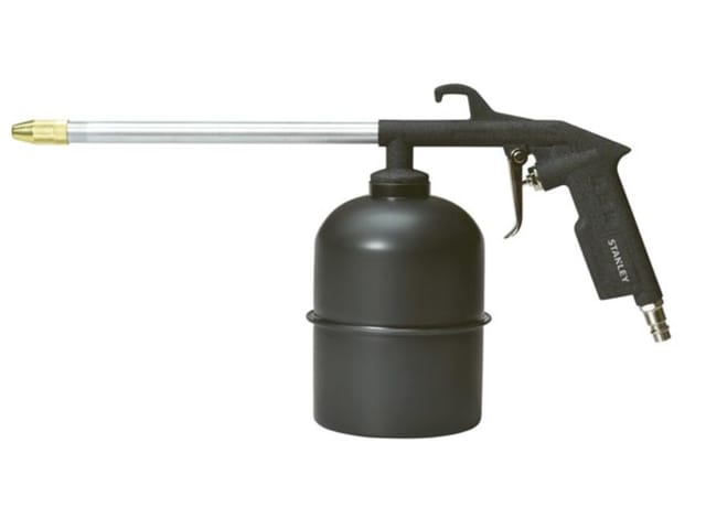 Stanley - Pneumatische Spritzpistole mit langem Mundstück, Kapazität 1 l, 130 L/min