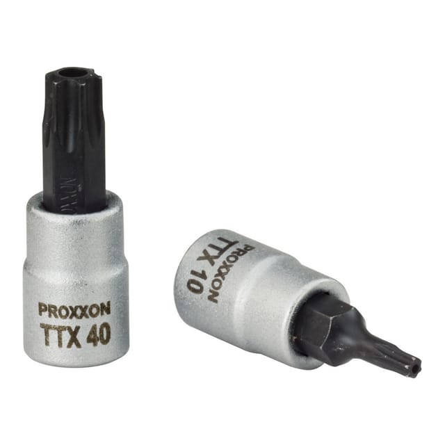 1/4' TTX-Einsatz t 30 mit Stirnbohrung - 23762 - Proxxon