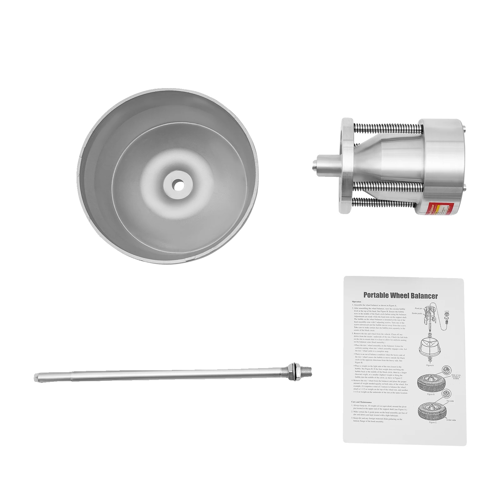 Auswuchtmaschine, Robustes Design, Präzise Leistung, Silber
