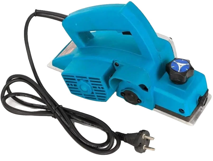 Elektrohobel, 800 W Leistung, Hohe Drehzahl, Himmelblau