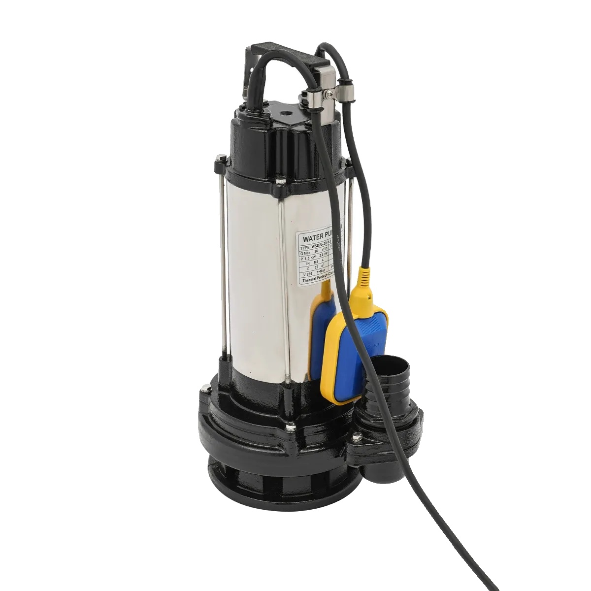 Tauchpumpe, Hebepumpe, Automatischer Schwimmerschalter, 220 V, Schwarz