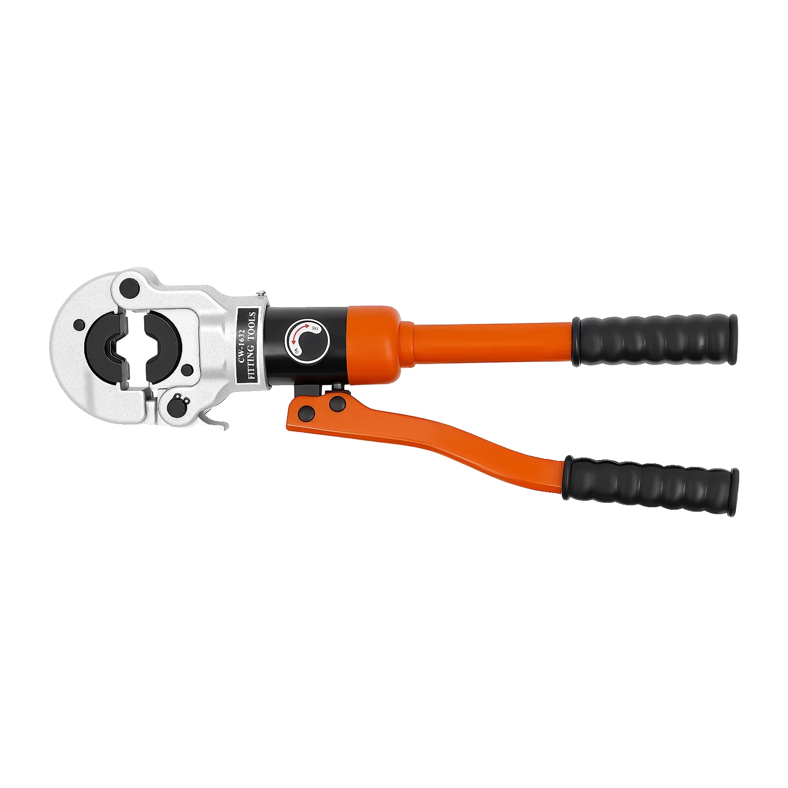 Crimpzange, Hydraulisch Angetrieben, 360° Drehbarer Kopf, Orange