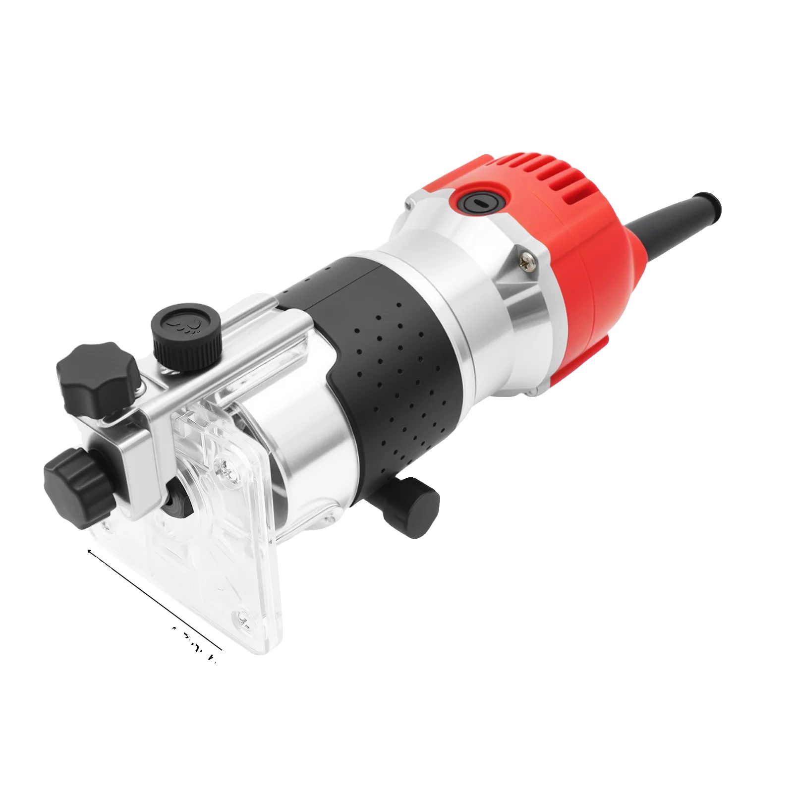 Oberfräse, 800-w-motor, Hohe Effizienz, Silber