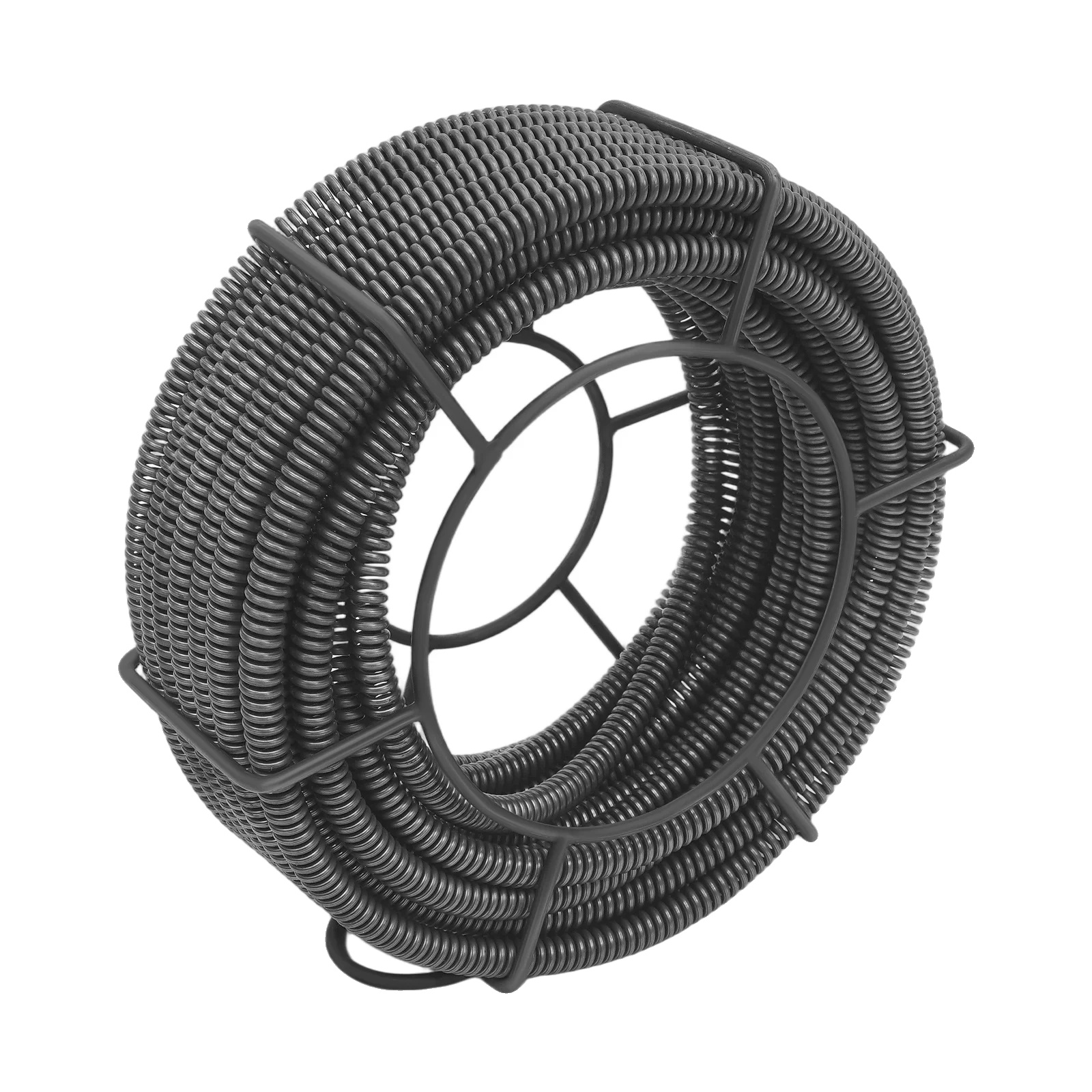 Schlauchreinigungsfederbaugruppe, Flexibles Design, Robuste Konstruktion, Grau