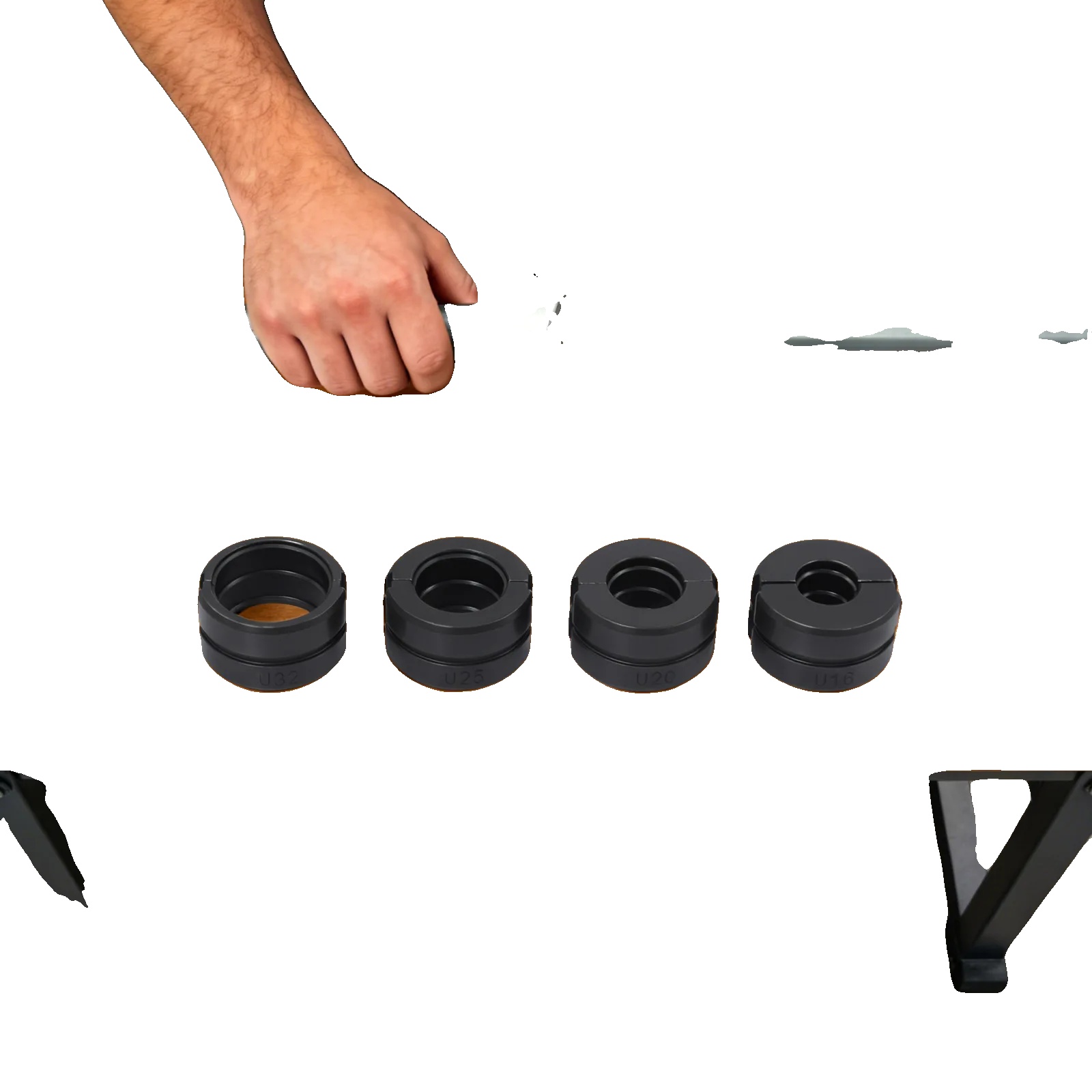 Rohrpressbacken, Matrizengröße 16 Mm, Matrizengröße 20 Mm, Matrizengröße 25 Mm, Matrizengröße 32 Mm, Kompatibel Mit Crimpwerkzeugen