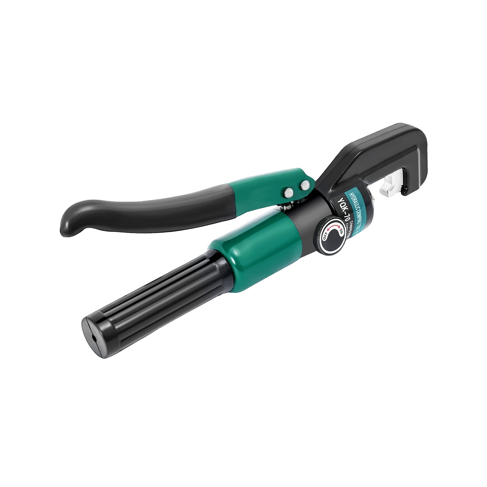 Hydraulisches Crimpwerkzeug, 60 Kn Kraft, 360° Drehbarer Kopf, Dunkelgrün Und Schwarz