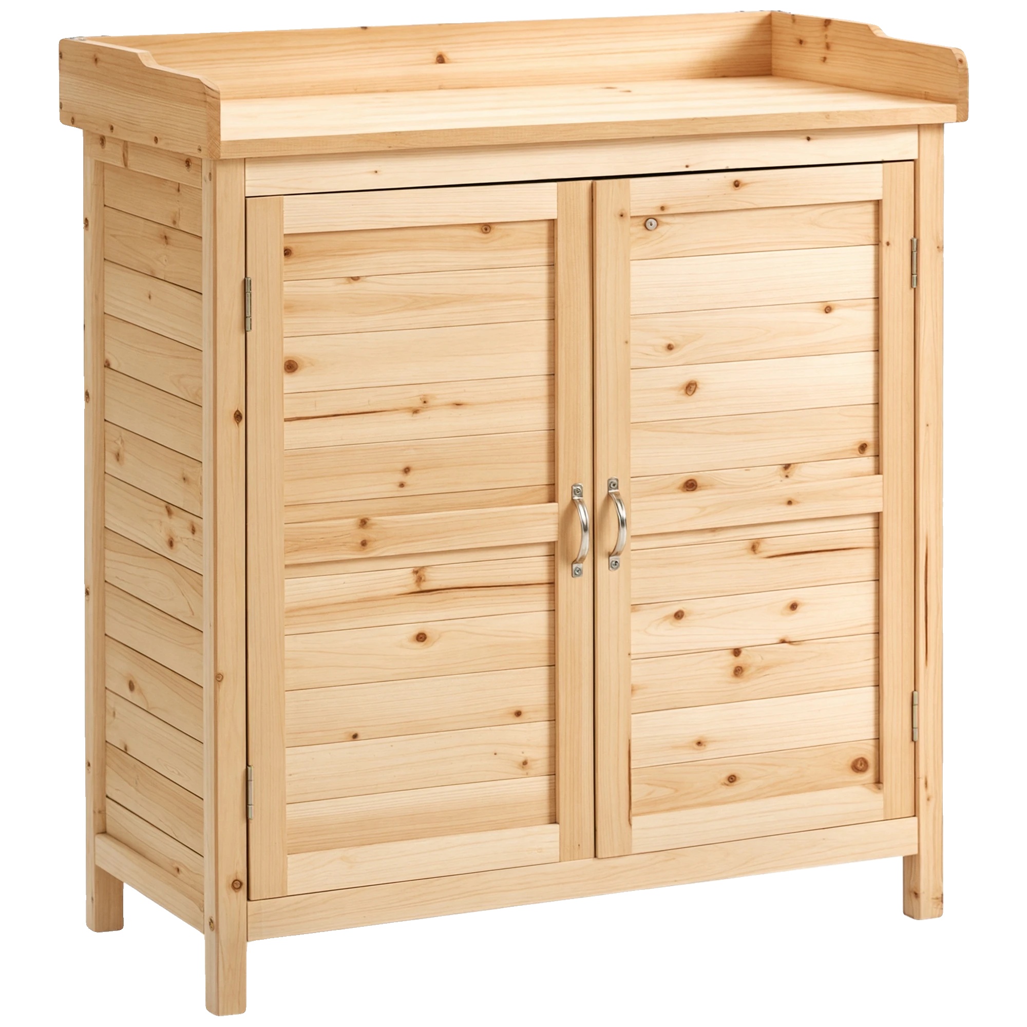Gartenschrank, Metallkonstruktion, Wasserdicht, Khaki