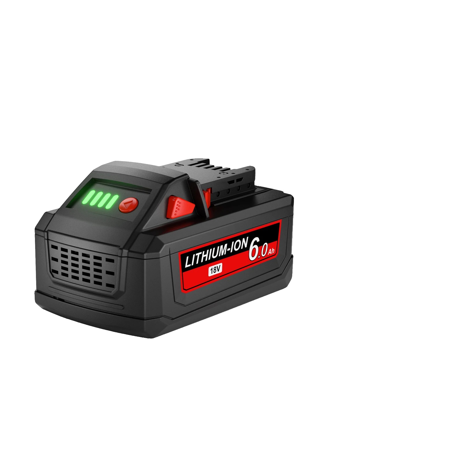 Ersatzakku, 6000 Mah Kapazität, Kompatibel Mit Elektrowerkzeugen, Himmelblau, 18 V-b