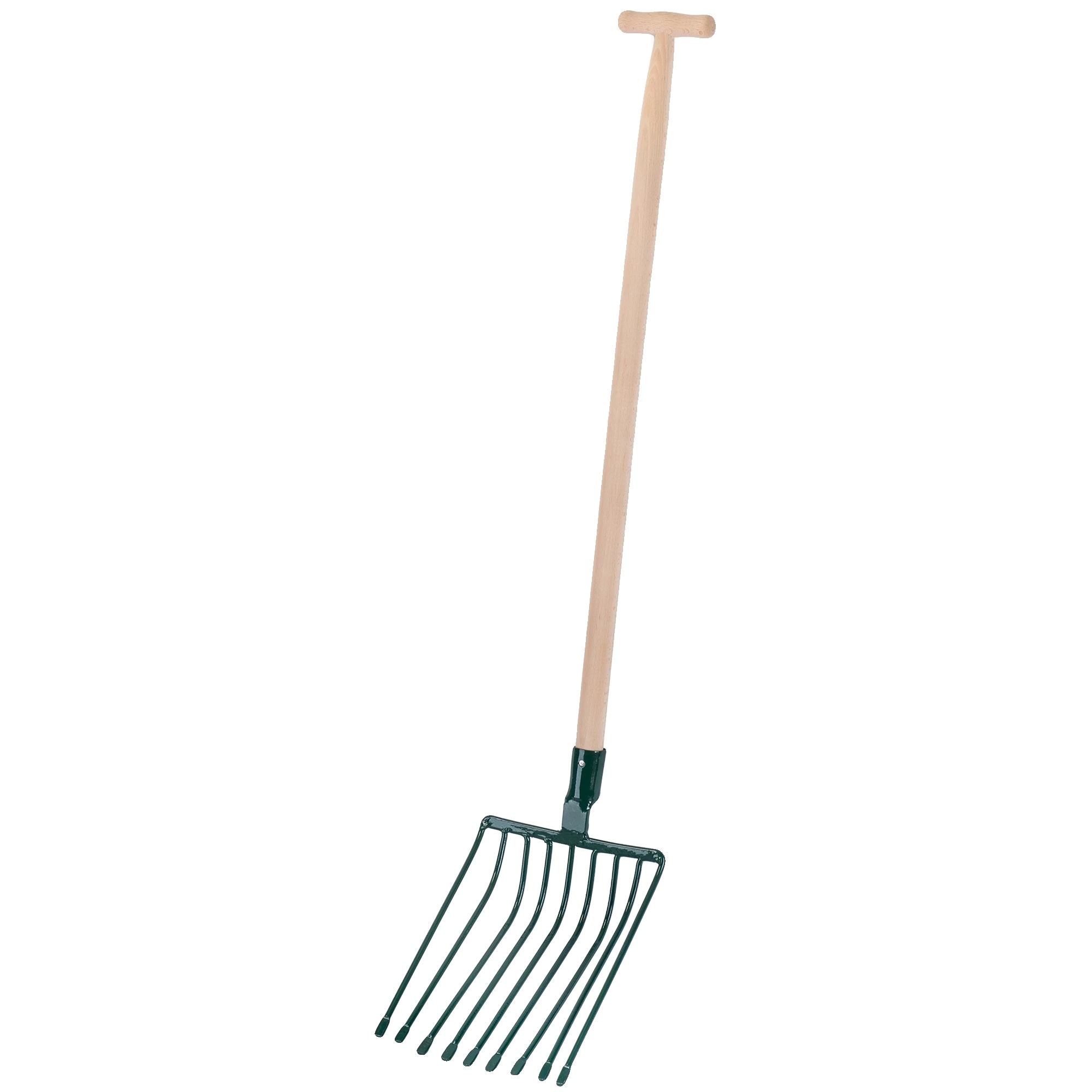 Giebel-gartengabel, Metall, 131 Cm Lang, 9-zinkig, Holzgriff, T-griff