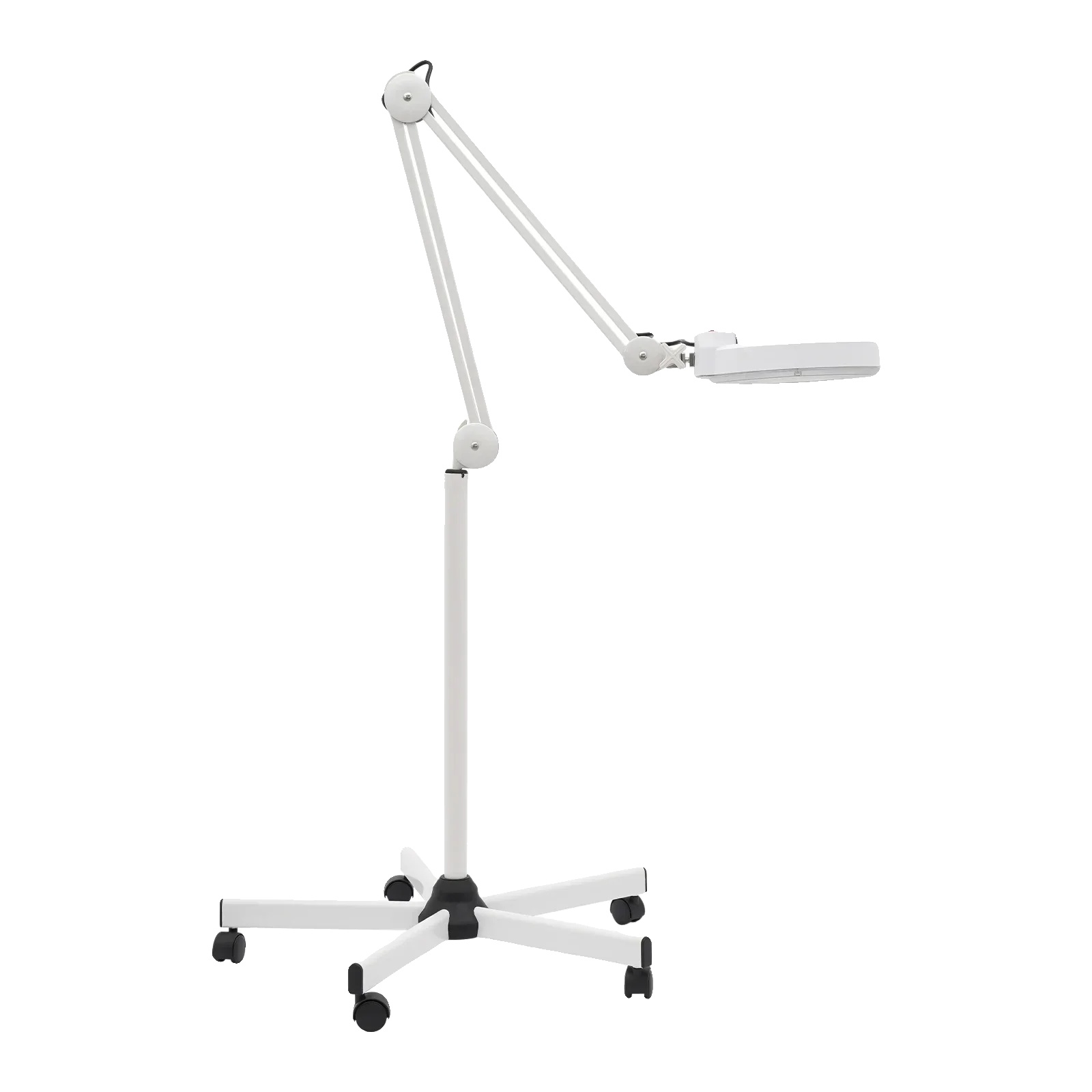 Vergrößerungslampe, 5 Dioptrien Vergrößerung, Verstellbares Led-licht, Weiß, Weiß, Weiß