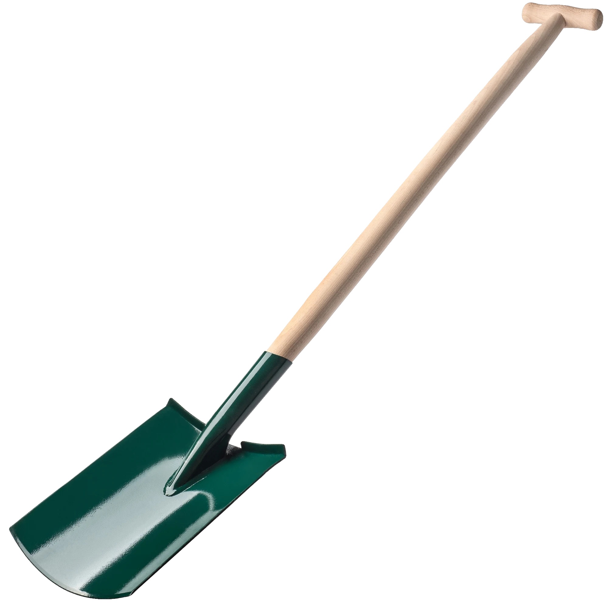 Gartenspaten, Metall, Holzgriff, 117 Cm Lang, Effizient Zum Graben, Vielseitig Für Alle Bodenarten
