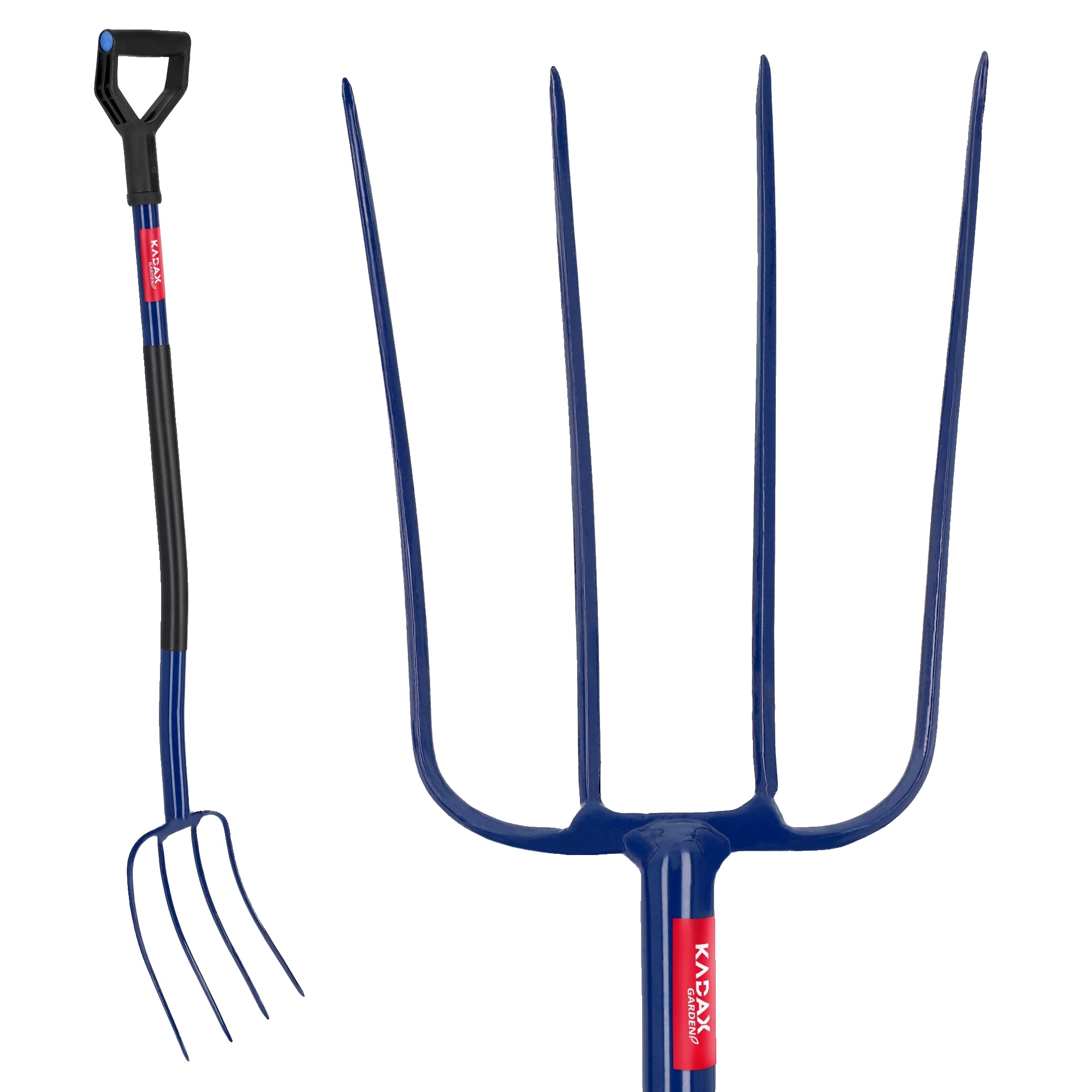 Gartengabel, Metallkonstruktion, 130 Cm Lang, Ergonomischer Griff, Lange Zinken, Vielseitig Einsetzbar