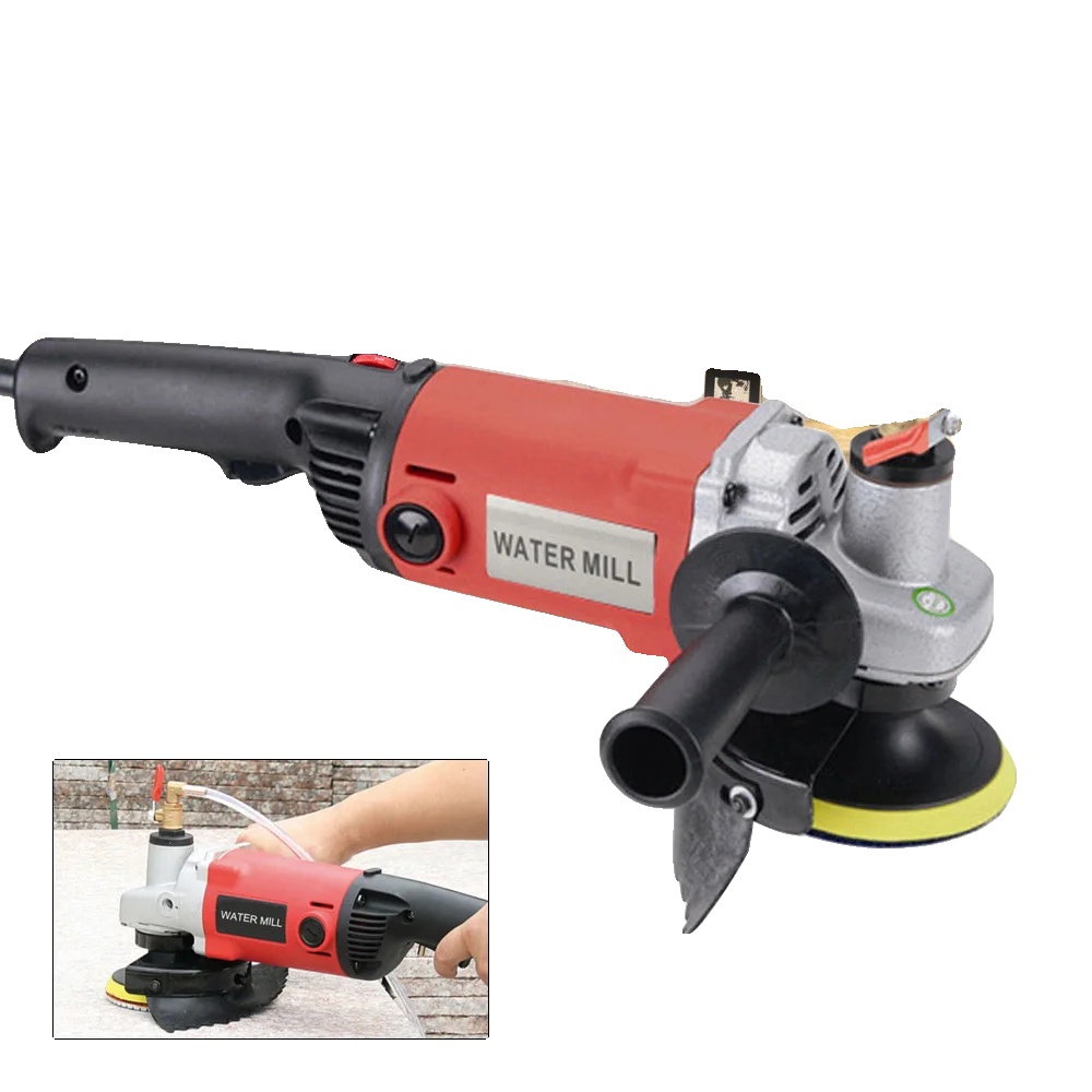 Poliermaschine, 1400 W, 6 Geschwindigkeitsstufen, Kupfermotor, Staubschutz, Geringes Gewicht 2,5 Kg