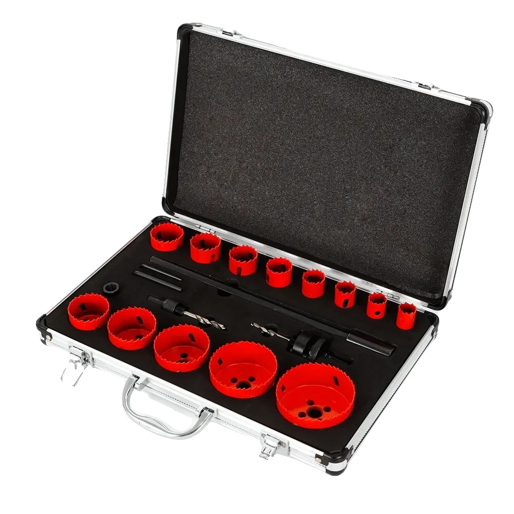 Lochsägen-set, Hss, 300 Mm Verlängerung, Schwarz