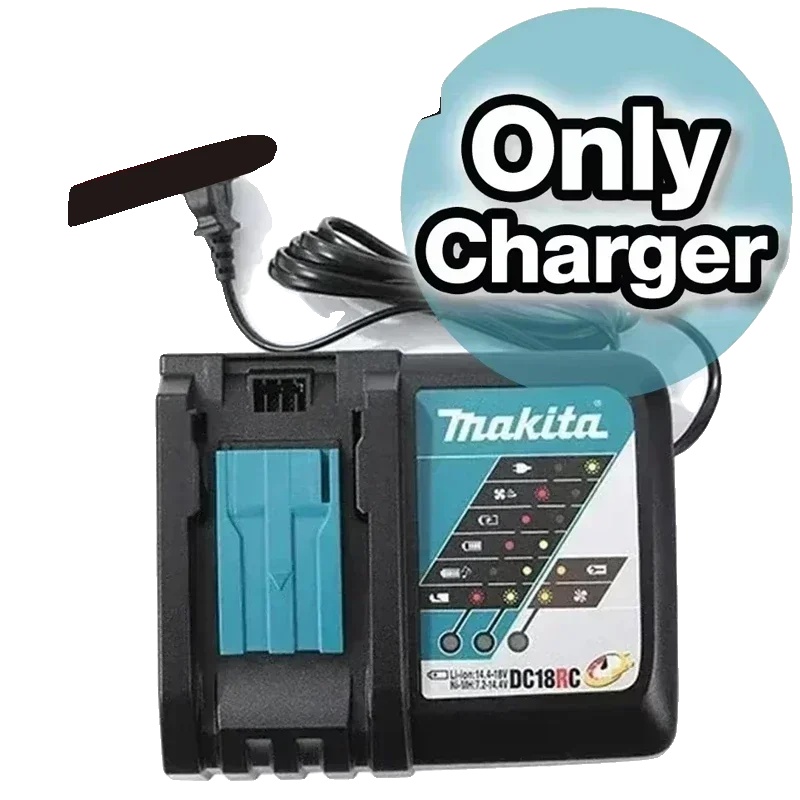 Makit 18v Lithium-ionen-akku Für Elektrowerkzeuge, 6000mah Kapazität, 3a Schnellladung