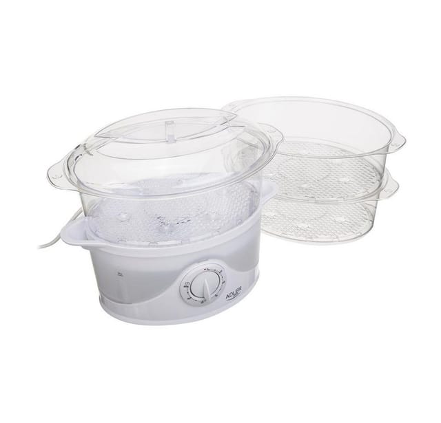Adler AD 633 Steamer 3 Korb(e) Freistehend 800 W White