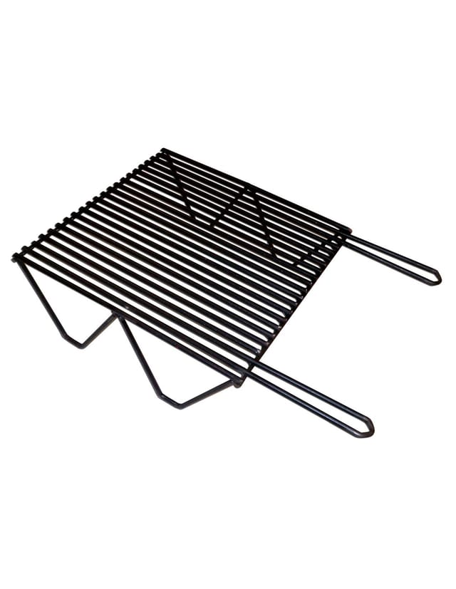 Metallgrill mit Griffen und Beinen 40 x 40, Stahlstab 8 mm