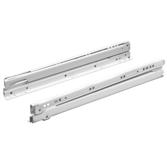 Hettich Rollschubführung, Schubladenführung Überauszug FR 6142, Nennlänge 400 mm, belastbar - 50 kg