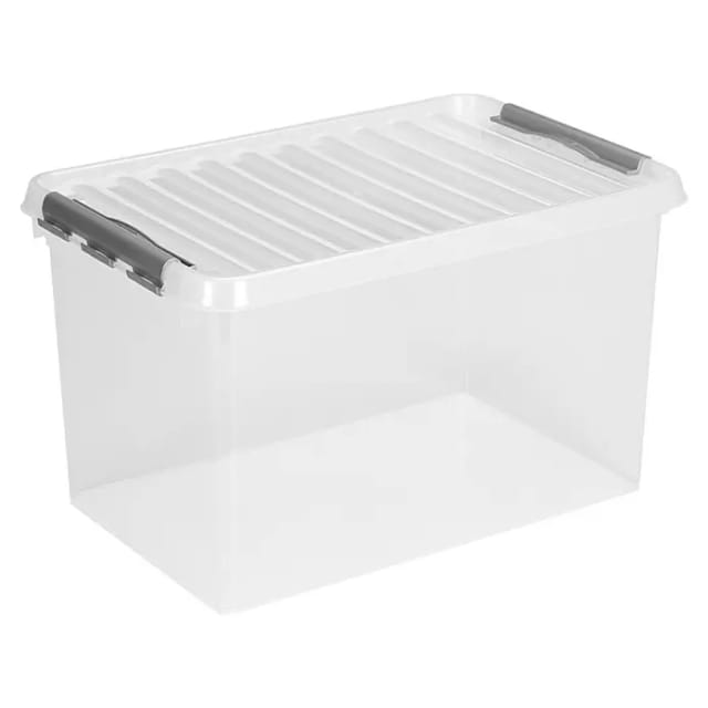 Aufbewahrungsbox Q-Line 62L transparent 60 x 40 x 34 cm Boxen, Körbchen & Kisten - Sunware