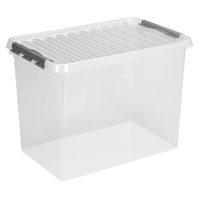 Sunware Aufbewahrungsbox für Regalsystem Q-Line 72 l mit Deckel Kunststoffbox