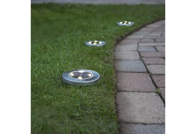 Star - Trading Solar-Bodenleuchte Lawnlight 3er Set