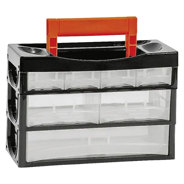 Alutec 66010 Sortimentskoffer Anzahl Fächer: 7 Inhalt 1 St.