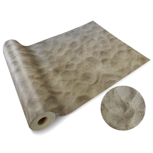 Vinylboden pvc Boden 3D Optik Sand 100 x 150 cm