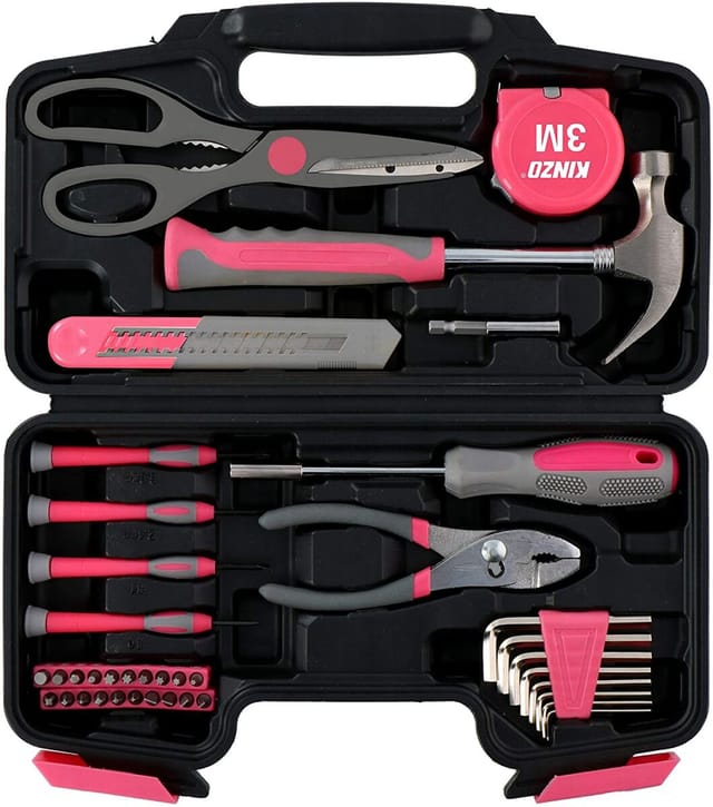 Werkzeug Set Pink Ladies Edition 39-tlg.