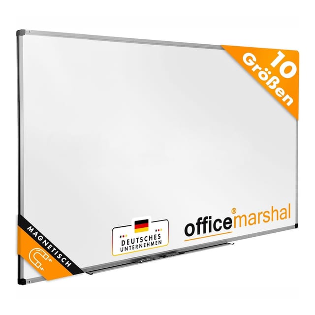 Floordirekt - Whiteboard Office Marshal Profi Lackierte Oberfläche 80 x 110 cm