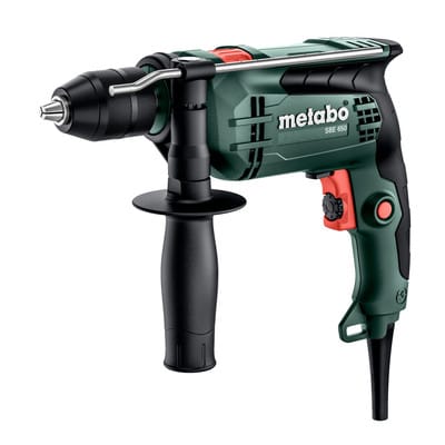 Metabo - Schlagbohrmaschine sbe 650, incl. Schnellspannbohrfutter Futuro Plus, Karton