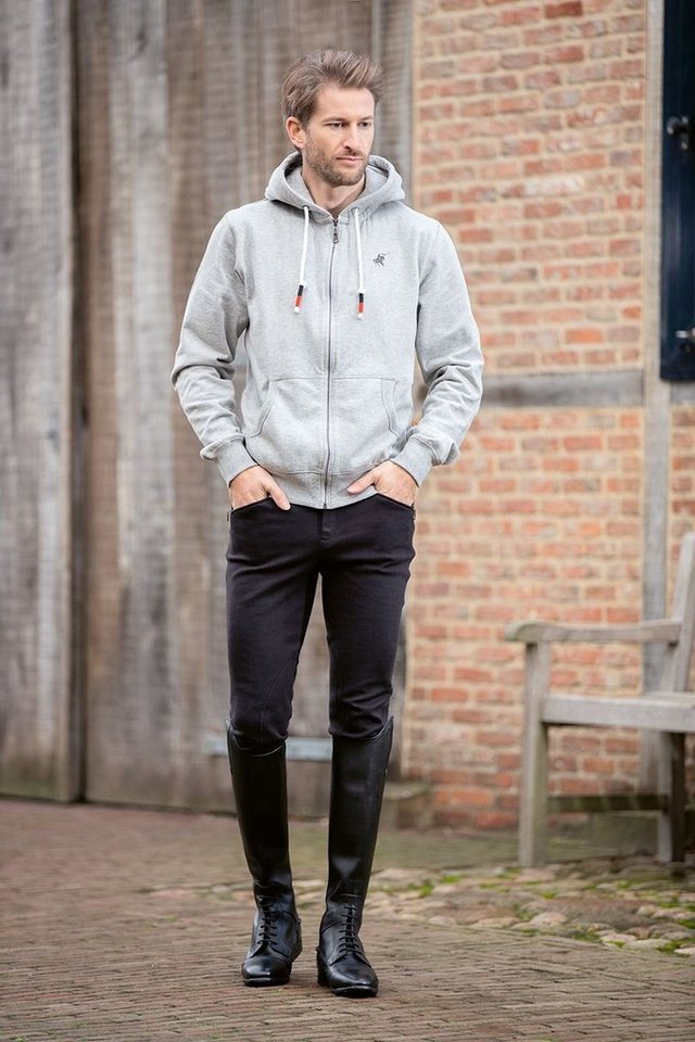 52, Schwarz 9100: Herren Sommer-reithose Modell Basic Bild 4