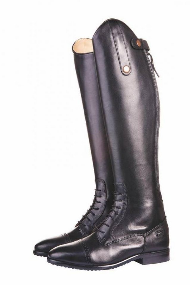 37, Schwarz 9100: Kinder Valencia Kinder Leder Reitstiefel Lang/extra Schmale Höhe Bild 2