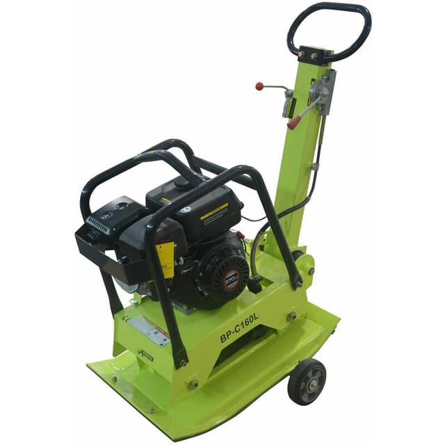 BP-C160L rüttelplatte benzin rüttler verdichter stampfer loncin 165KG 9PS + gummimatte - Varan Motors