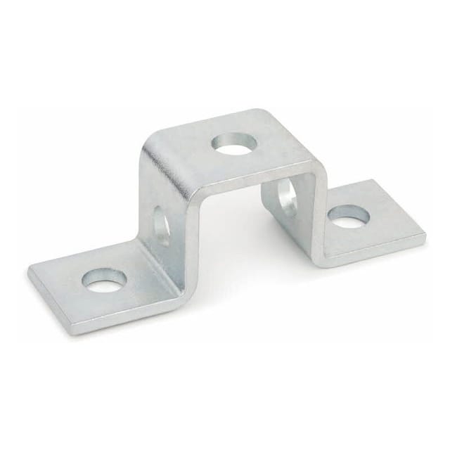 Index - trut Profilbefestigungslaschen - Verzinkt 41/41 x 40 - Packung mit 10 Stück