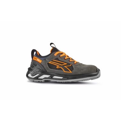 U-power - Sicherheitshalbschuhe ryder esd S1P src - Grau/Orange 45