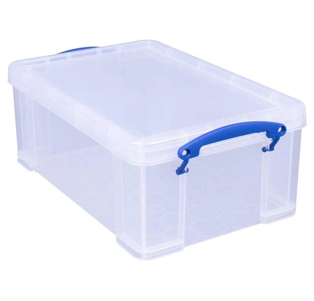 Kaiserkraft - Aufbewahrungsbox 39 x 15,5 x 25,5 cm (b x h x t) din A4 9l Polypropylen transparent