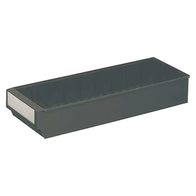Alutec 66032 Sichtlagerkasten (L x B x H) 500 x 183 x 81 mm Dunkelgrau 1 St.