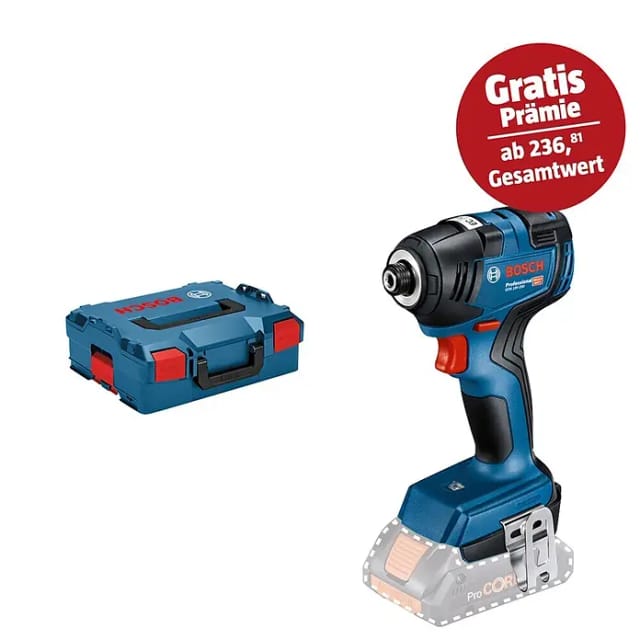 Bosch Professional - Bosch Akku-Drehschlagschrauber gdr 18V-200 ohne Akku und Ladegerät in l-boxx 136